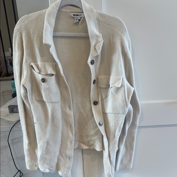 William Rast Cream Knit Jacket - Picture 3 of 3